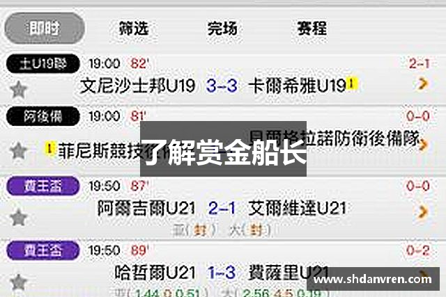 了解赏金船长